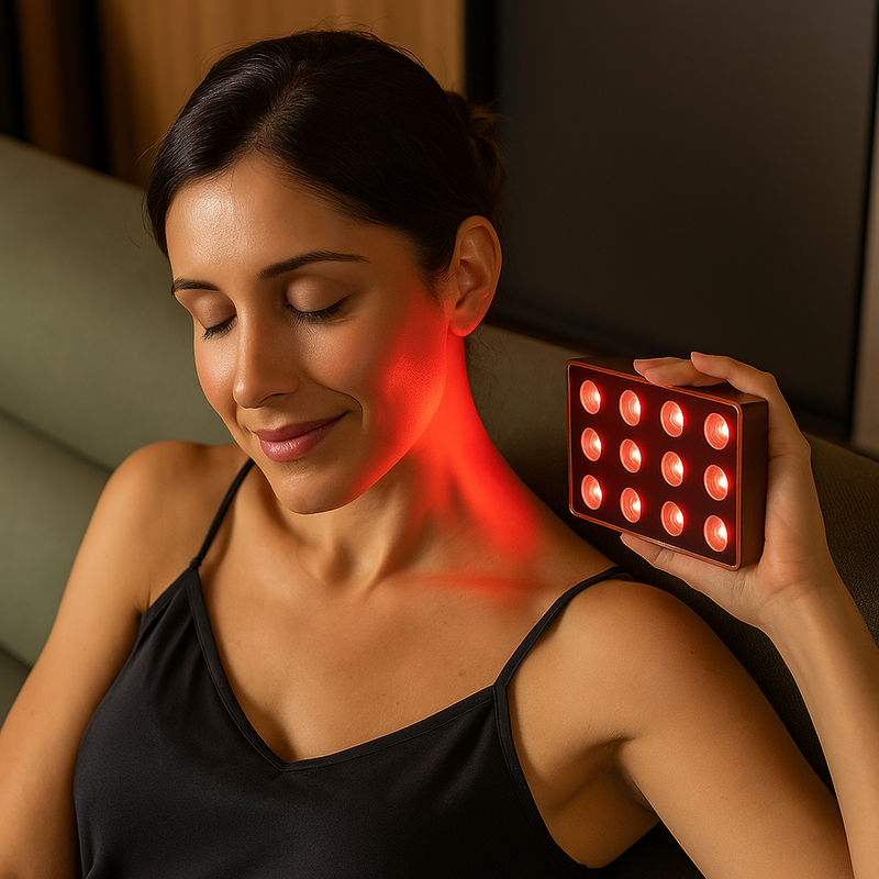Mini Rechargeable Portable 660nm 850nm Red Light Therapy Device